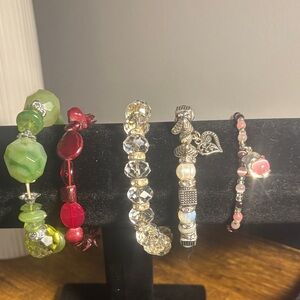 Elegant Multi-Color Bracelet Set